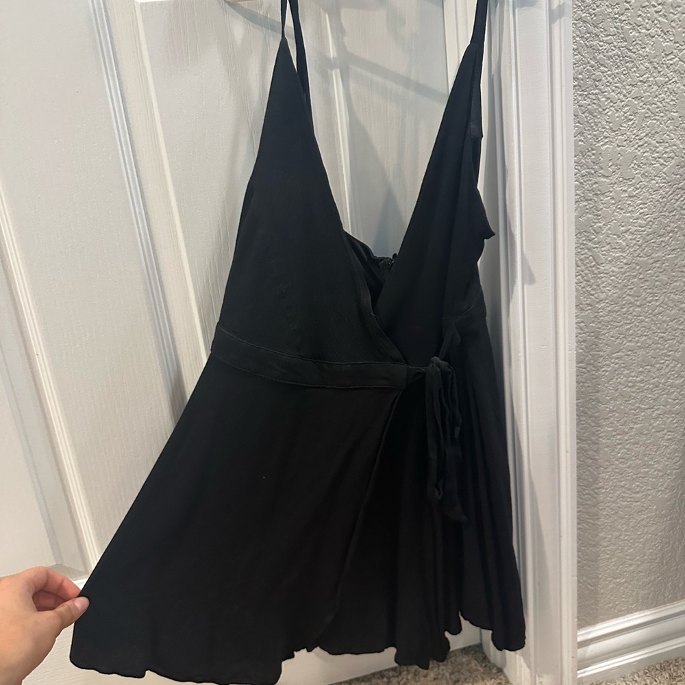 Lulu's Elegant Black Romper